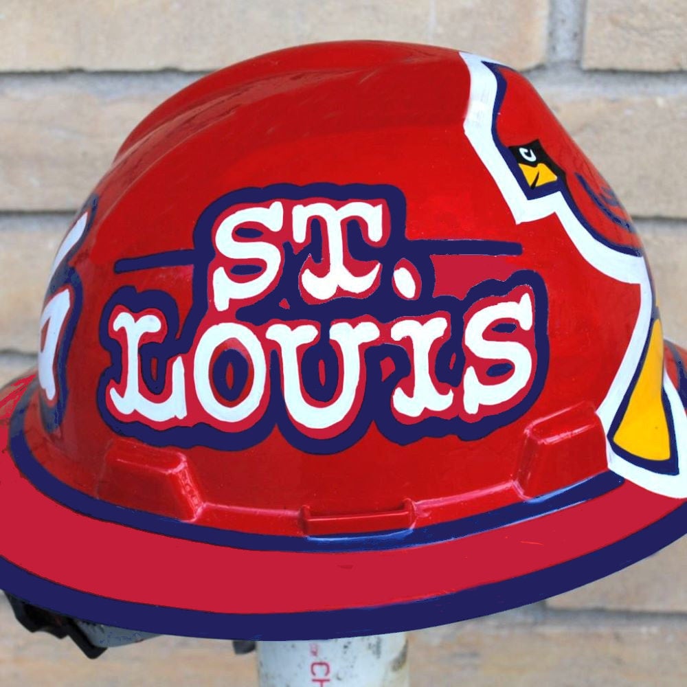 St Louis Cardinals - MLB Team Logo Hard Hat Helmet