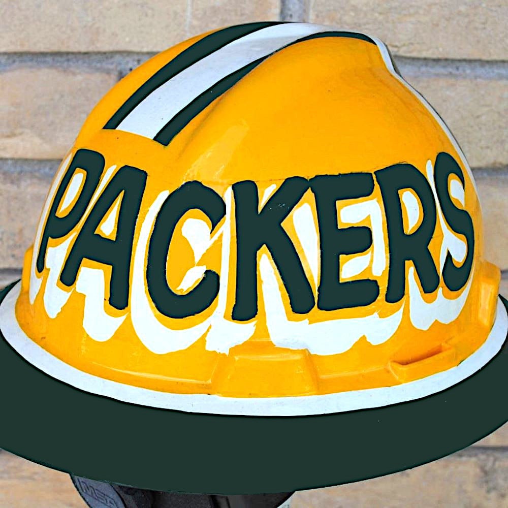 packers hard hat