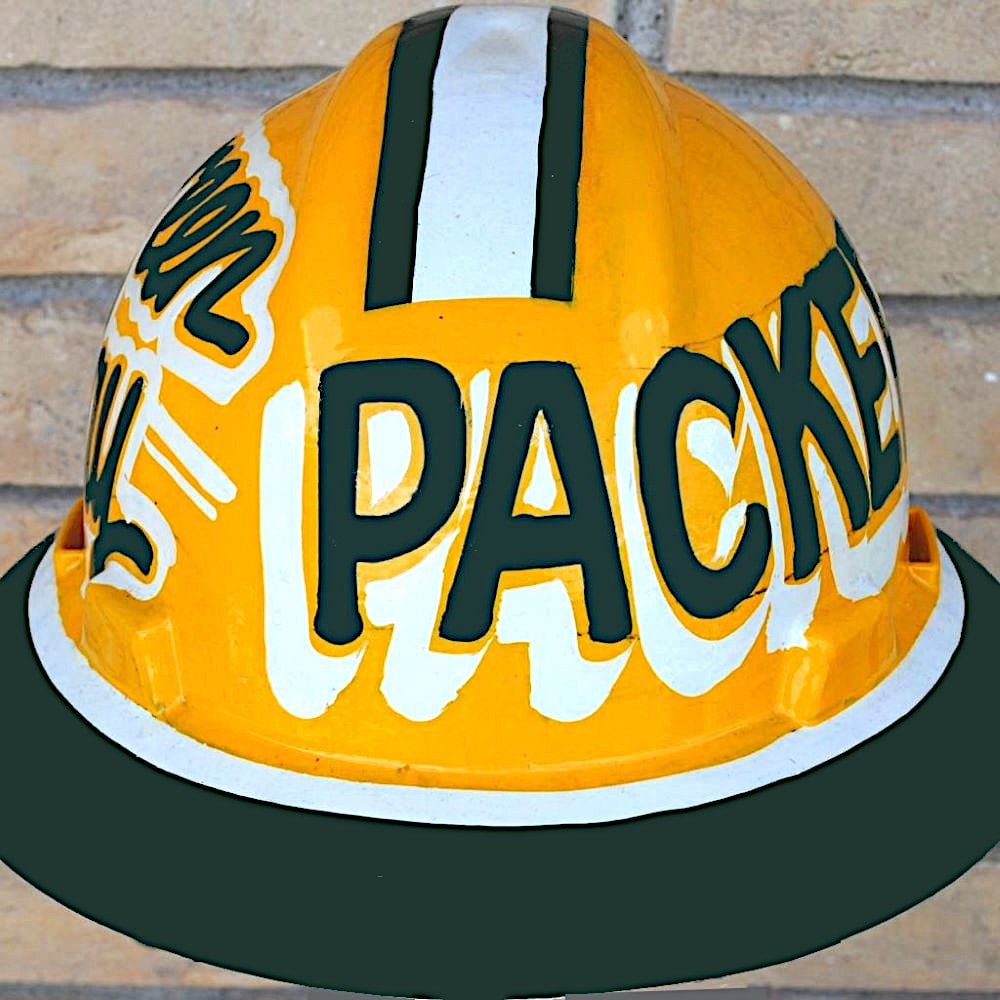 Green Bay Packers NFL Fans Full Brim Hard Hat